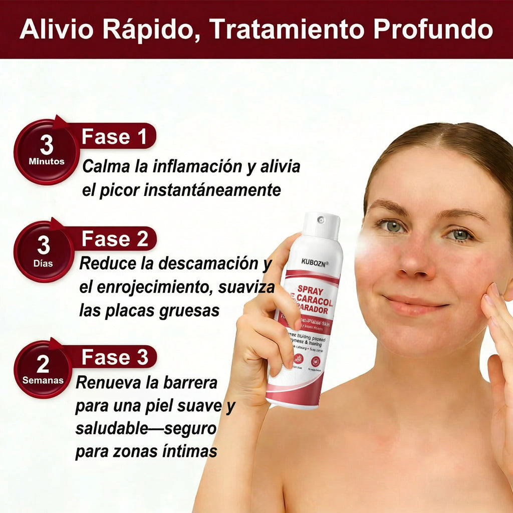 KUBOZN® 🎉SPRAY DE CADACOL REPARADOR  Para piel con psoriasis, con picazón y descamación👑