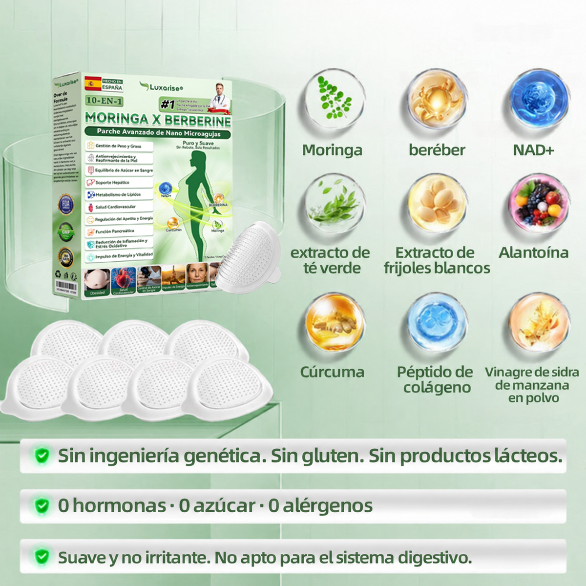𝑻𝒊𝒆𝒏𝒅𝒂 𝑶𝒇𝒊𝒄𝒊𝒂𝒍|Luxarise® 🧑‍⚕️ 1𝟐-𝐈N-1 M𝐨r𝐢n𝐠a * B𝐞r𝐛e𝐫i𝐧a * N𝐀D+ 𝐏𝐚𝐫𝐜𝐡𝐞 𝐀𝐯𝐚𝐧𝐳𝐚𝐝𝐨 𝐝𝐞 𝐍𝐚𝐧𝐨 𝐌𝐢𝐜𝐫𝐨a𝐠𝐮𝐣𝐚𝐬 (𝐔𝐧𝐚 𝐯𝐞𝐳 𝐚𝐥 𝐝í𝐚, 𝐜𝐚𝐦𝐛𝐢𝐨𝐬 𝐯𝐢𝐬𝐢𝐛𝐥𝐞𝐬 𝐞𝐧 𝟕 𝐝í𝐚𝐬)  𝐏𝐚𝐫𝐚 𝐨𝐛𝐞𝐬𝐢𝐝𝐚𝐝, 𝐩𝐢𝐞𝐥 𝐟𝐥𝐚́𝐜𝐢𝐝𝐚, Blood sugar balance, 𝐚𝐩𝐧𝐞𝐚 𝐝𝐞𝐥 𝐬𝐮𝐞ñ𝐨 𝐲 𝐩𝐫𝐨𝐛𝐥𝐞𝐦𝐚𝐬 𝐚𝐫𝐭𝐢𝐜𝐮𝐥𝐚𝐫𝐞𝐬 🎉