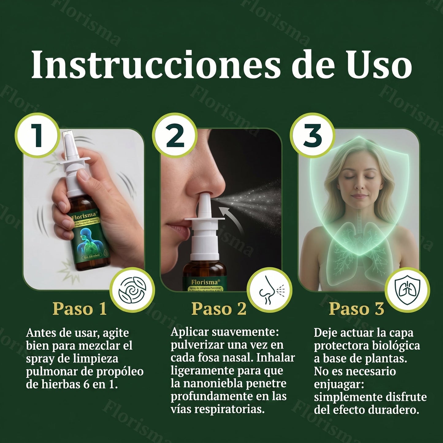 💚💫Tienda oficial：Florisma® Spray de Limpieza Pulmonar de Propóleo de Hierbas 6 en 1(Alivio inmediato, efectos a largo plazo)