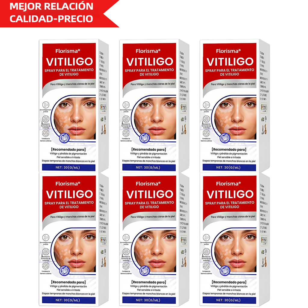 Florisma®🌷🥑 spray de cuidado para el vitíligo – resultados visibles en pocas semanas, 100 % natural y sin esteroides