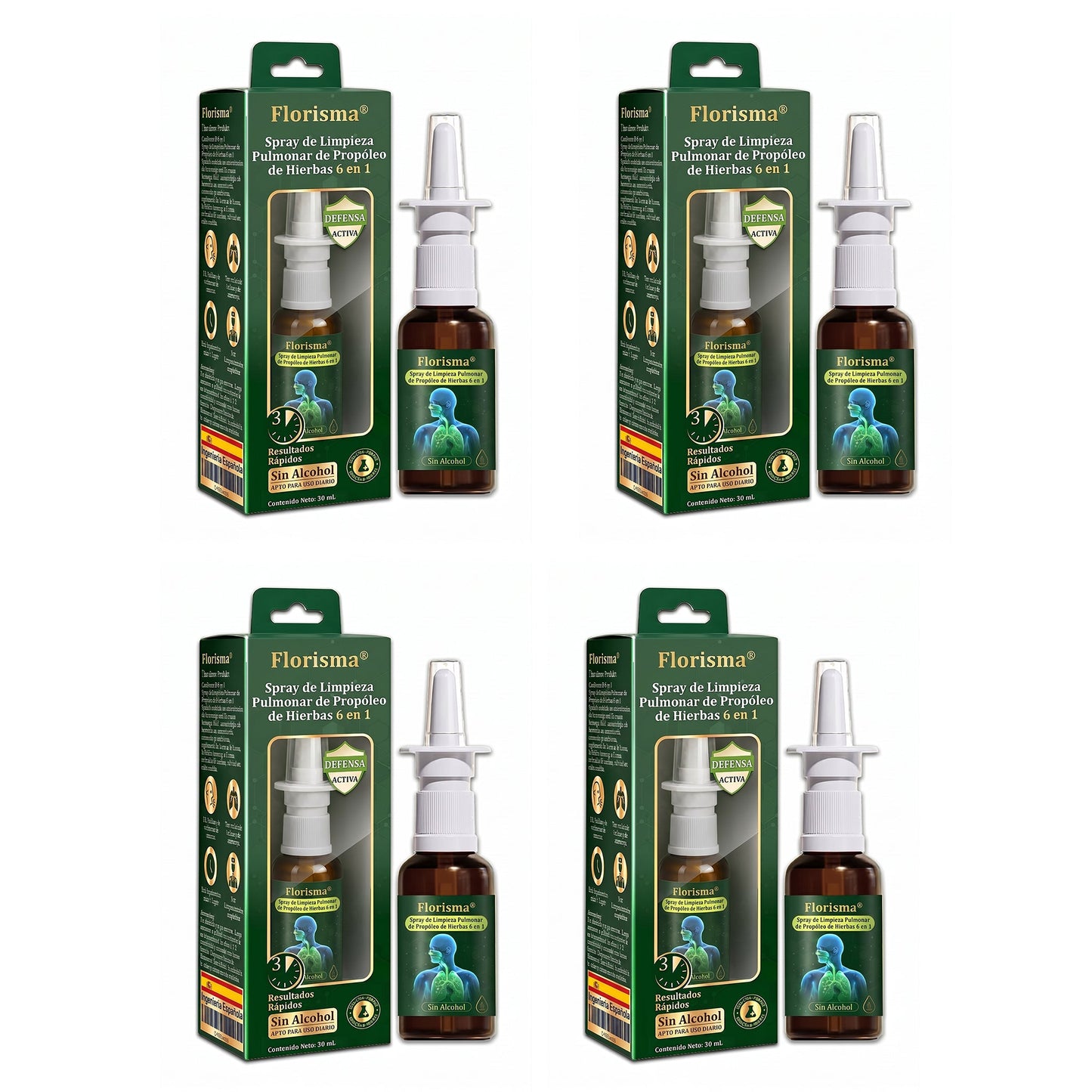 💚💫Tienda oficial：Florisma® Spray de Limpieza Pulmonar de Propóleo de Hierbas 6 en 1(Alivio inmediato, efectos a largo plazo)