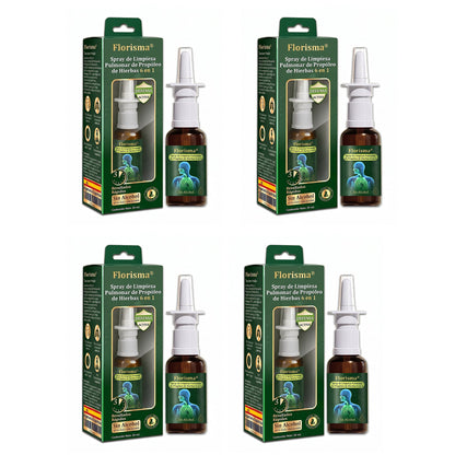 💚💫Tienda oficial：Florisma® Spray de Limpieza Pulmonar de Propóleo de Hierbas 6 en 1(Alivio inmediato, efectos a largo plazo)