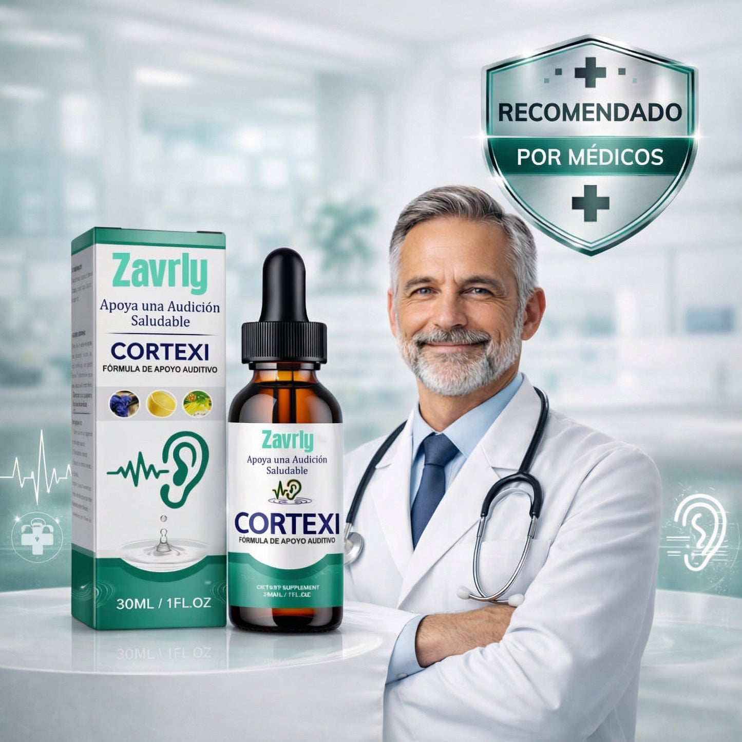 Zavrly Gotas para el tinnitus para unos oídos despejados y un confort absoluto – Obtenga un alivio instantáneo del tinnitus y las molestias auditivas🏆