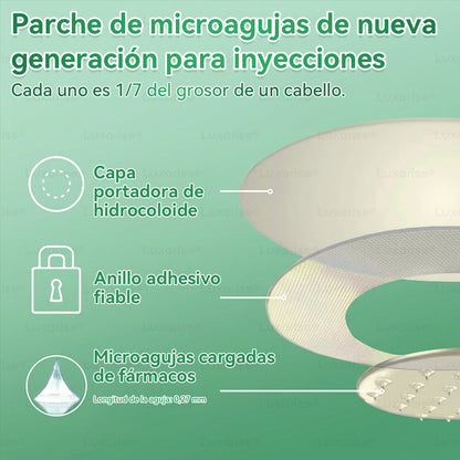 𝑳𝒖𝒙𝒂𝒓𝒊𝒔𝒆® 🍃 Moringa & Berberina 10 en 1 Parche Avanzado de Microagujas Nano 🎉 (Uso diario, cambios visibles en 7 días) Obesidad, Diabetes, Apnea del Sueño y Problemas Articulares