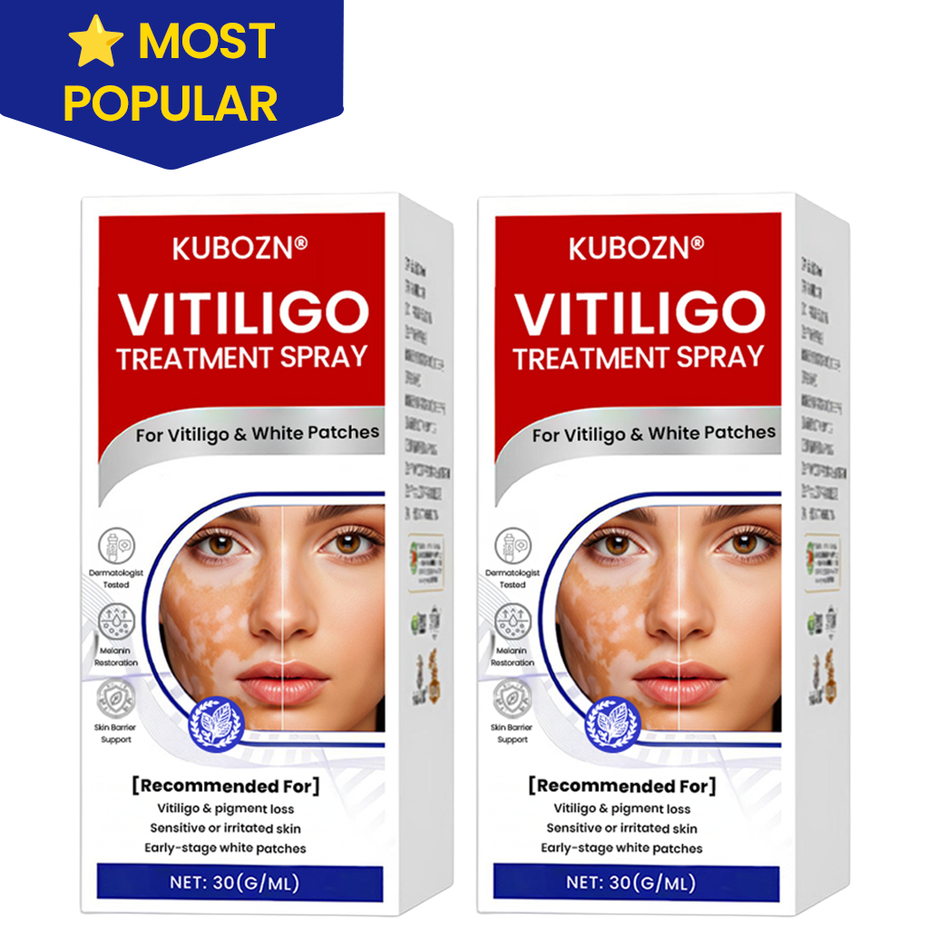 KUBOZN® Vitiligo-Behandlungsspray – Sichtbare Ergebnisse in wenigen Wochen, 100 % natürlich und steroidfrei