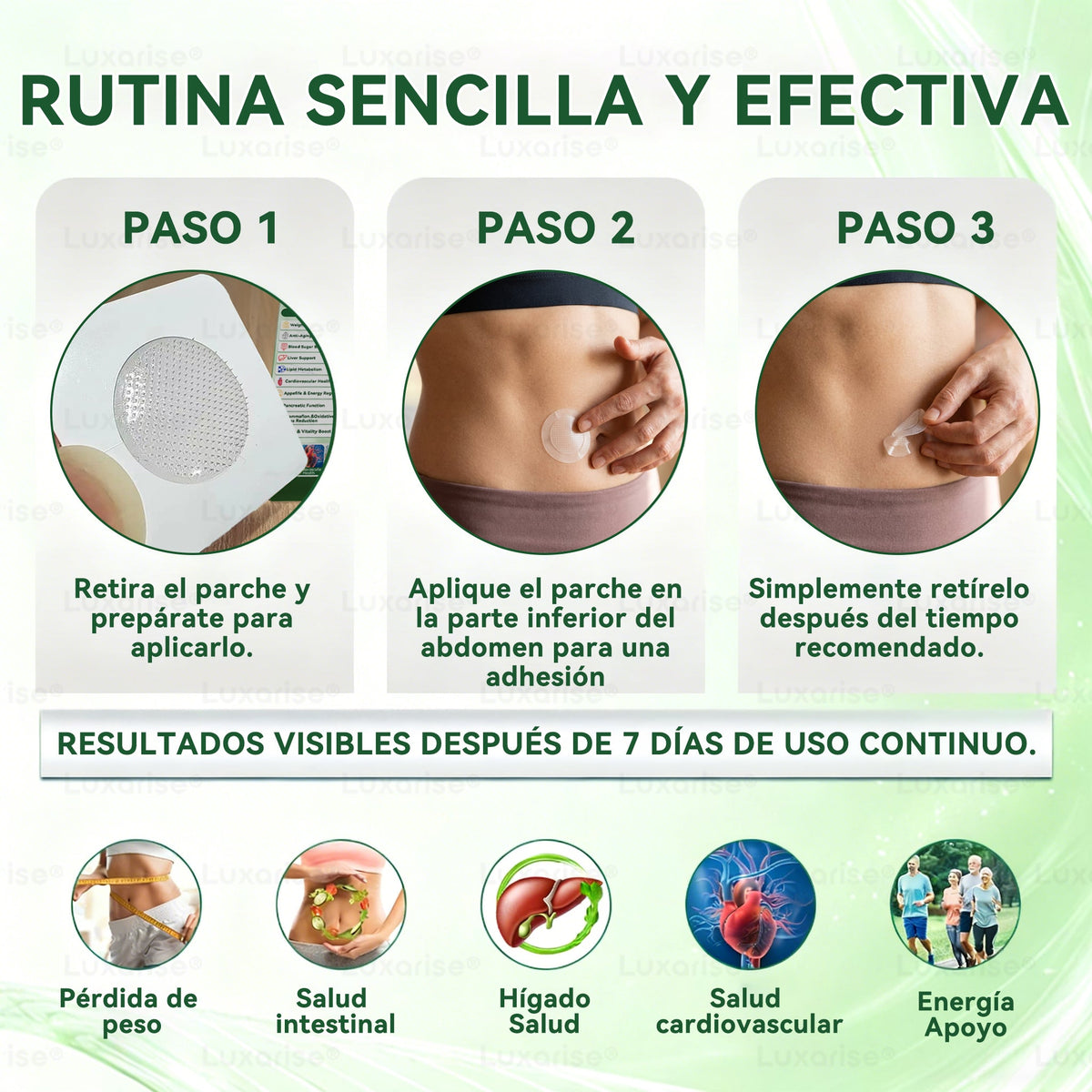 𝑳𝒖𝒙𝒂𝒓𝒊𝒔𝒆® 🍃 Moringa & Berberina 10 en 1 Parche Avanzado de Microagujas Nano 🎉 (Uso diario, cambios visibles en 7 días) Obesidad, Diabetes, Apnea del Sueño y Problemas Articulares