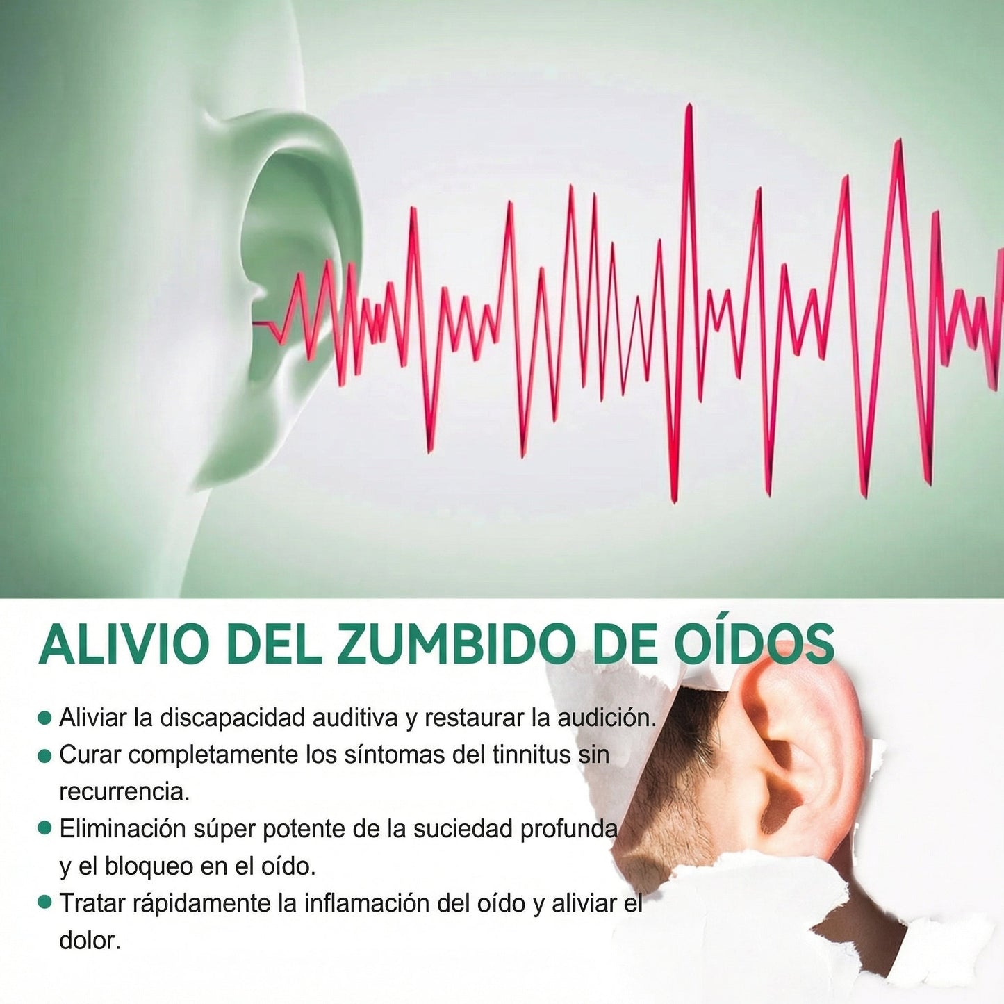 Zavrly Gotas para el tinnitus para unos oídos despejados y un confort absoluto – Obtenga un alivio instantáneo del tinnitus y las molestias auditivas🏆