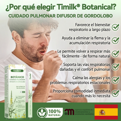 Timilk® 🍃Alivio rápido de la respiración · Apoya la limpieza y la apertura de los pulmones · Alivia la tos.🌱